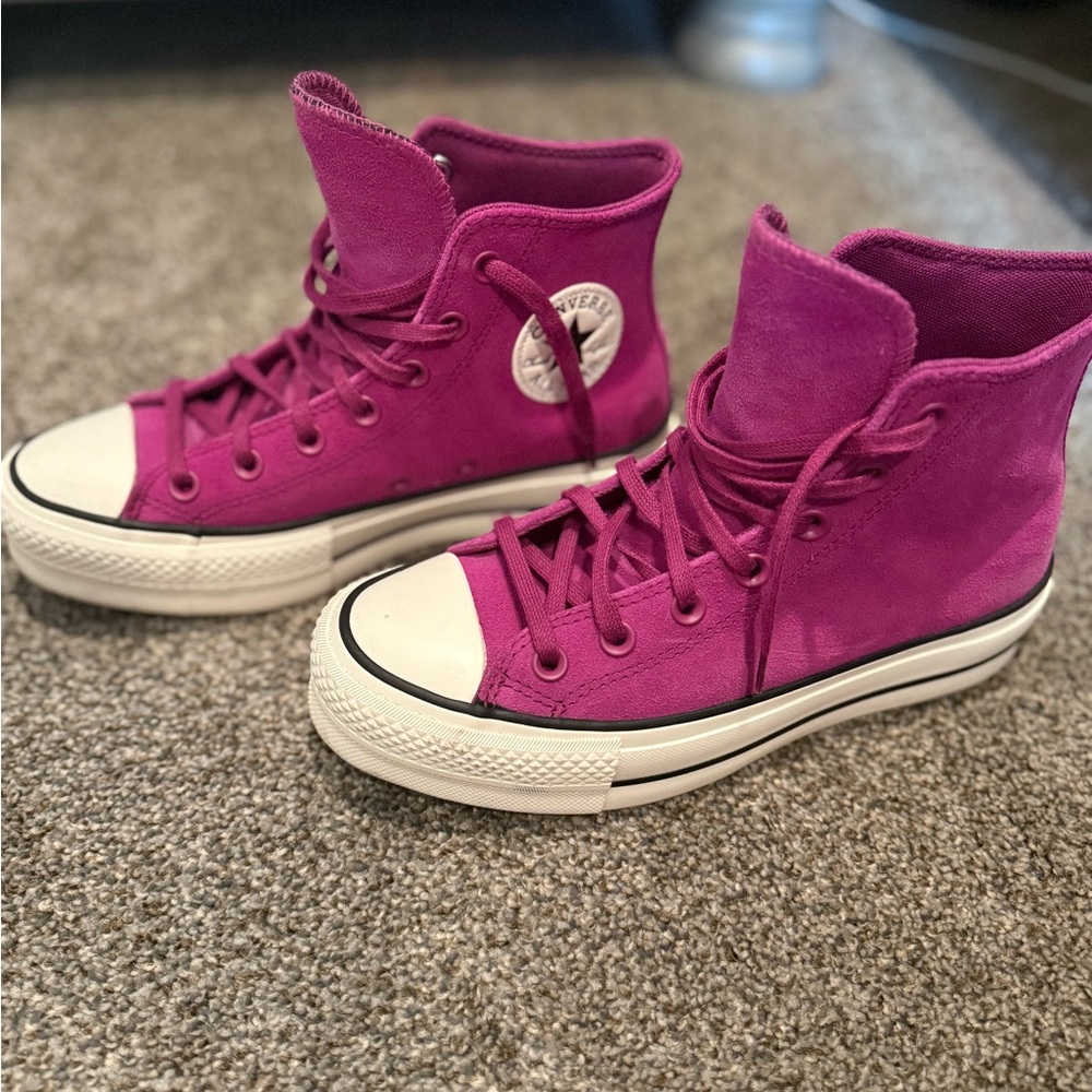 Converse Women's High-Top Sneakers - Fuchsia